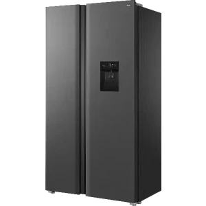 TCL RP631SLE1, 631 L, Clasa E, Total No Frost, Inverter, AAT, Swing Flow, Dozator de apa, Control electronic, 177 cm, Gri