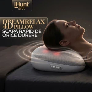 iHunt Perna pentru masaj cervical & lombar DreamRelax 4D, Incalzire