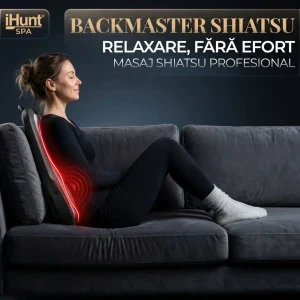 iHunt Aparat de masaj pentru spate BackMaster Shiatsu, Incalzire