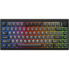 Tastatura Gaming QwertyKey 75 Pro V2 RGB Black Liniar Prelubriafiat V2 Switch Mecanica