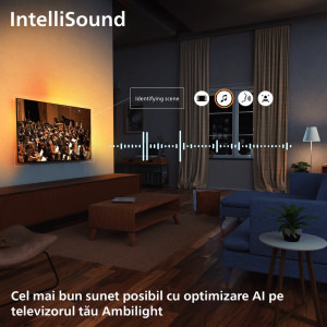 Philips Smart TV 55PUS8001/12 Seria PUS8001/12 139cm 4K UHD HDR Ambilight pe 3 laturi