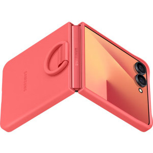 Samsung Protectie pentru spate Silicone Ring Red pentru Galaxy Z Flip 7