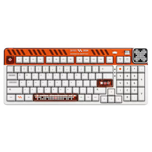 QwertyKey 100 Apex RGB White Tactil Prelubrifiat V2 Switch Mecanica