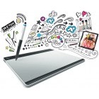 WACOM Intuos Manga, Pen&Touch S, argintiu