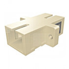 Accesoriu retea Schrack Cupla SC Simplex, plastic, multimode, fosfor bronz, flansa, bej