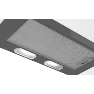 Beko telescopica HNT62322ZG, Putere de absorbtie 300 m3/h, 3 trepte de viteza, Iluminare LED, 60 cm, Gri
