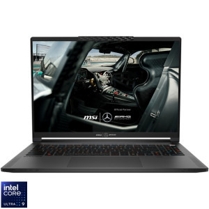 MSI Gaming 16'' Stealth 16 MercedesAMG A1VGG, QHD+ 240Hz, Procesor Intel® Core™ Ultra 9 185H (24M Cache, up to 5.10 GHz), 32GB DDR5, 2TB SSD, GeForce RTX 4070 8GB, Win 11 Home, Selenite Gray