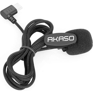 AKASO Microfon extern USB-C SYZ0086 Black