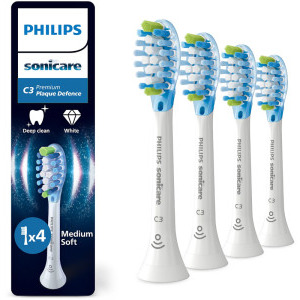 Philips Sonicare Rezerve periuta de dinti electrica Premium Plaque Defence HX9044/87 Alb, 4 buc