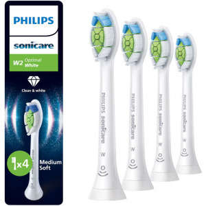 Philips Sonicare Rezerve periuta de dinti electrica Optimal White HX6064/87 Alb, 4 buc