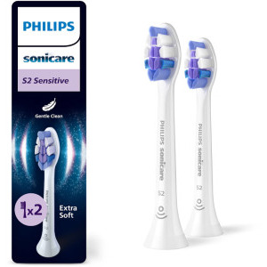 Philips Sonicare Rezerve periuta de dinti electrica Sensitive HX6052/87 Alb, 2 buc