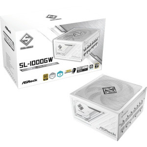 ASRock SL-1000GW, 80+ Gold, 1000W, White