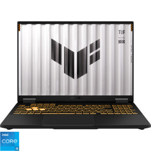Laptop ASUS Gaming 16 TUF F16 FX608JH, FHD+ 165Hz, Procesor Intel® Core™ i5-13450HX (20M Cache, up to 4.60 GHz), 16GB DDR5, 1TB SSD, GeForce RTX 5050 8GB, No OS, Jaeger Gray