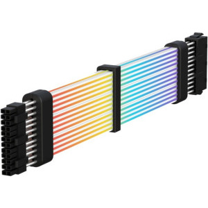 Gamemax Prelungitor cablu alimentare 3x 8 pini VGA ARGB 30cm Black