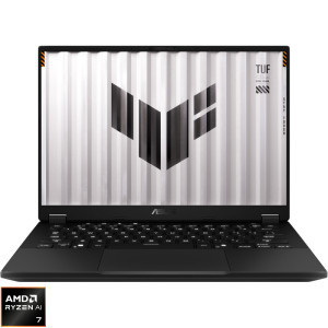 ASUS Gaming 14'' TUF A14 FA401KH, 2.5K 165Hz, Procesor AMD Ryzen™ Al 7 350 (16M Cache, up to 5.0 GHz), 32GB LPDDR5X, 1TB SSD, GeForce RTX 5050 8GB, No OS, Jaeger Gray