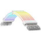 Gamemax Prelungitor cablu alimentare 3x 8 pini VGA ARGB 30cm White