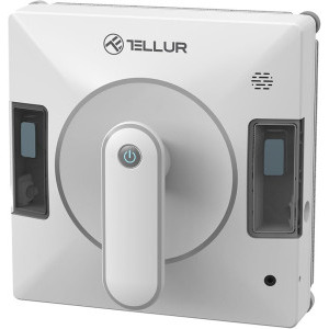 Tellur Robot curatare geamuri WiFi RWC02, 2 rezervoare de apa, anti cadere, Alb