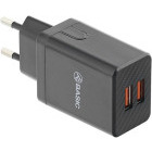 Incarcator retea Tellur HC204, 2x USB, 12W, Black