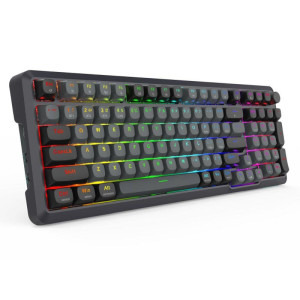 Redragon Bragi Pro Neagra-Gri RGB Switch-uri Liniare Redragon Gri Mecanica
