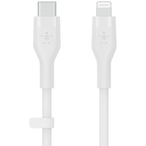 Belkin BoostCharge USB-C Male la Lightning Male, 2m, White