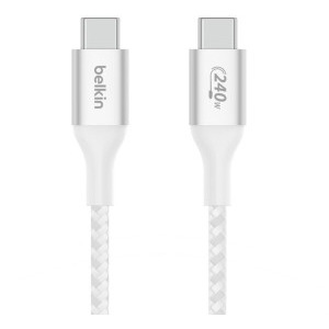Belkin BoostCharge, USB-C Male la USB-C Male, 240W 2m, White