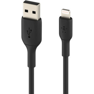 Belkin BoostCharge, USB-C Male la Lightning Male, 1m (2 buc.), Black