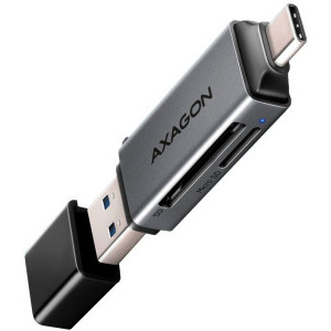 AXAGON CRE-DAC, USB-C + USB-A, SD, microSD, UHS-I