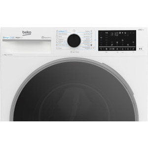 Beko B7WFU69418WBES, 9 kg, 1400 RPM, Clasa A, ProSmart Inverter, SteamCure, EnergySpin, AquaWave, AquaTech, Iron Fast, HomeWhiz, Alb