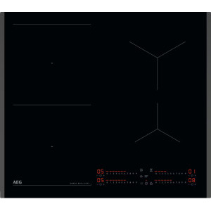 AEG TI64IB30FB, Inductie, 4 zone de gatit, PowerBoost, SenseBoil, SenseFry, Bridge, Hob2Hood, 60 cm, Negru
