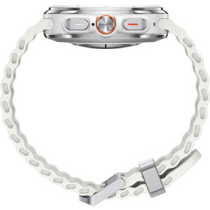Samsung Galaxy Watch Ultra (2025), LTE, 47 mm, White, Wi-Fi, Bluetooth, GPS, NFC, Rezistent la apa