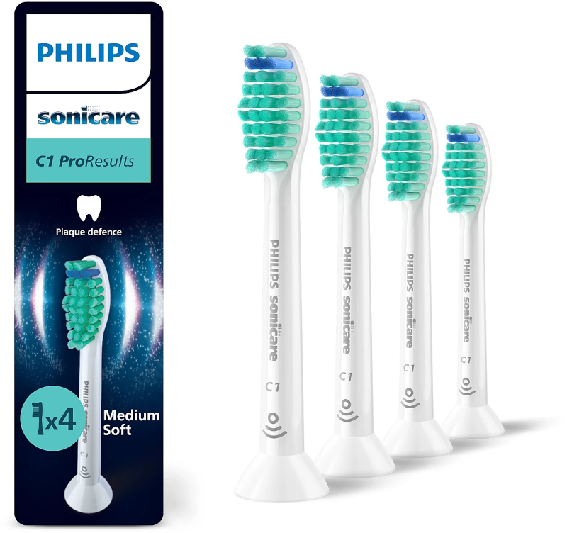 Philips Sonicare Rezerve periuta de dinti electrica ProResults HX6014/87 Alb, 4 buc