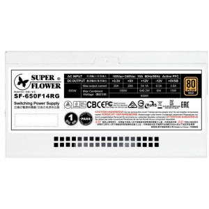 Super Flower Leadex III Gold ARGB White, 80+ Gold, 650W