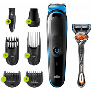 Braun MGK3245 7 in 1, Lavabil + Aparat de ras Gillette Flexball