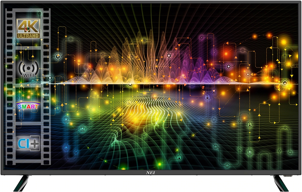 Televizor LED Nei Smart TV 40NE6700 Seria NE6700 100cm negru 4K UHD