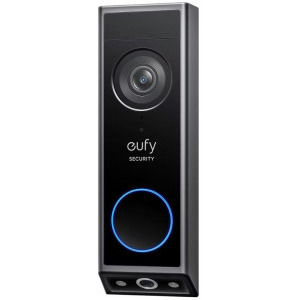 eufy E340 Dual Camera, sonerie Add-On Wi-Fi video, 2K HD, negru