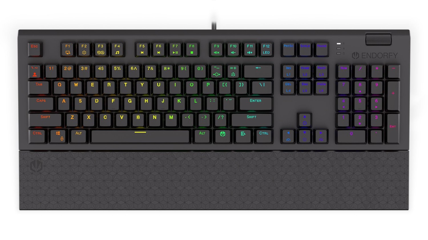 Tastatura Gaming ENDORFY Omnis Brown RGB Kailh Brown Switch Mecanica