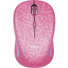 Mouse Trust Yvi FX, Wireless, Pink