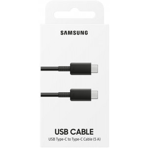 Samsung USB-C Male la USB-C Male, 1 m, Black, amperaj maxim suportat 5A