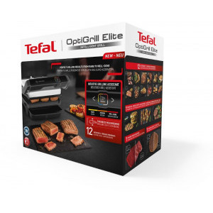 Tefal Gratar electric, OptiGrill Elite GC750D30, Negru
