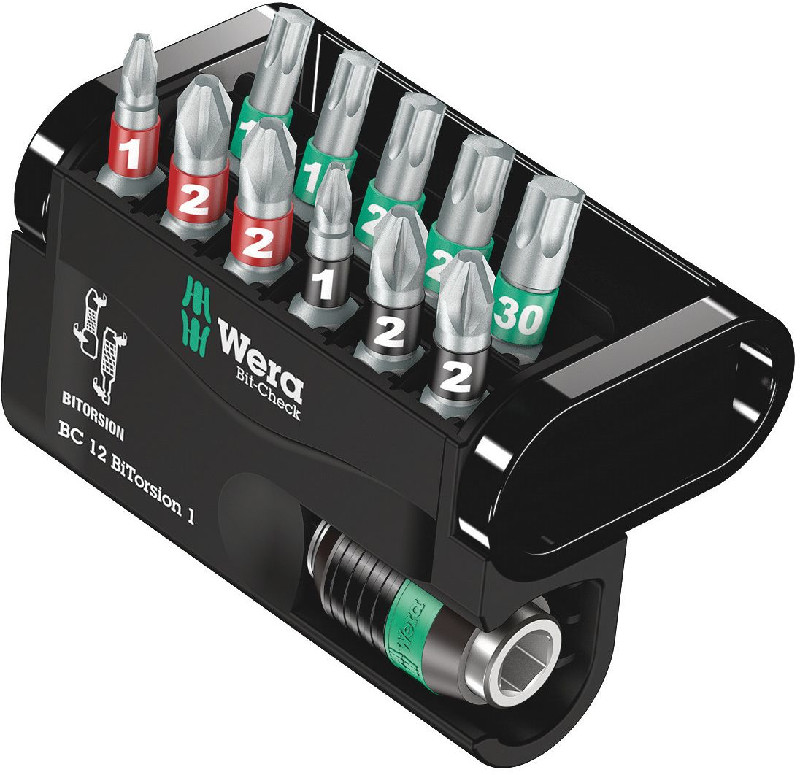 WERA Set 11 varfuri asortate + Adaptor MAG