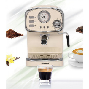Heinner HEM-1100CR, 1100W, 15bar, 1.25L, Crem