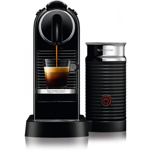 Nespresso by De'Longhi CitiZ & Milk Black D122-EU-BK-NE, 1720W, 19bar, 1L, Negru