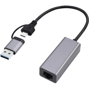 Placa de retea Gembird A-USB3AC-LAN-01 Gigabit USB-C Silver