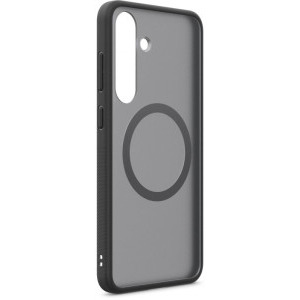 Samsung Capac protectie spate Clear Magnet Black Frost pentru Galaxy S25 (S931)