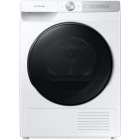 Uscator de rufe Samsung DV90T7240BH/S7, Pompa de caldura, 9 kg, Clasa C, Digital Inverter, Optimal Dry, Air Wash, AI Control, SmartThings, Alb
