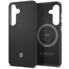 Samsung Capac protectie spate Magnet Aramid Black/Silver pentru Galaxy S25 Plus (S936)
