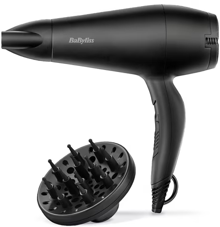 Uscator de par BaByliss Power Smooth D215DE 2200W Negru