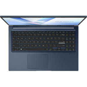 ASUS 15.6'' Vivobook 15 X1504MA, FHD, Procesor Intel® Core™ 7 350 (6M Cache, up to 4.80 GHz), 16GB DDR5, 512GB SSD, Intel Graphics, No OS, Quiet Blue