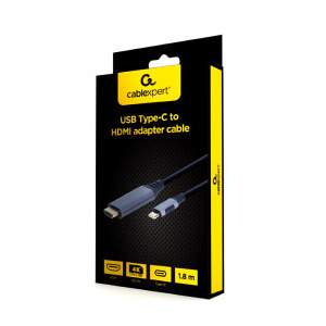 Gembird 3.0 USB-C Male - HDMI Male, 1.8m, gri