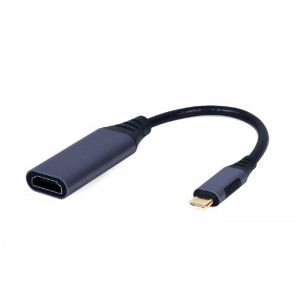 Gembird 3.0 USB-C Male - HDMI Female, 0.15m, gri